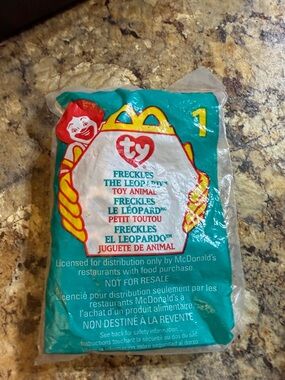 Ty Beanie Freckles the Leopard McDonald's 1999